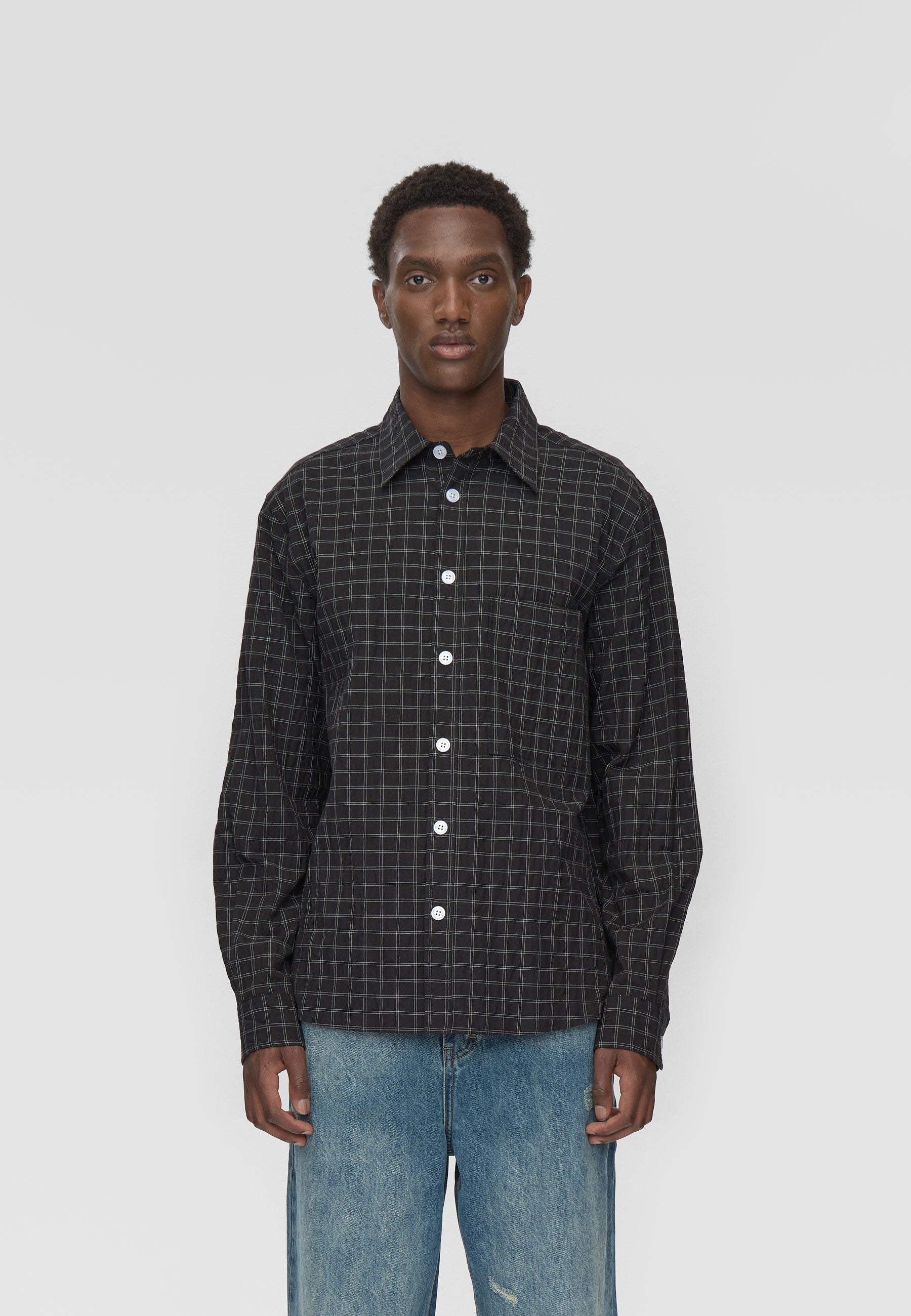 minimum male Ace rlx ls shirt 4604 Short Sleeved Shirt 999 Black