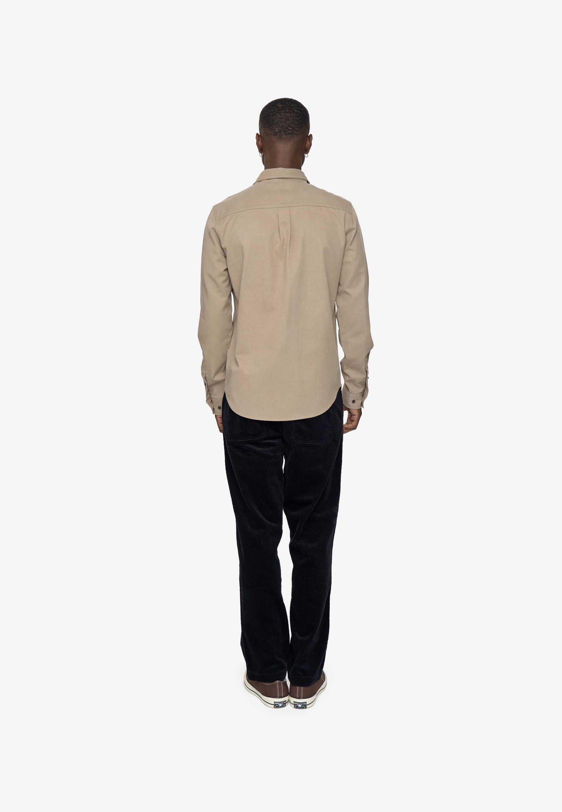 minimum male Duke Shirt 3750 Long Sleeved Shirt 1609 Greige