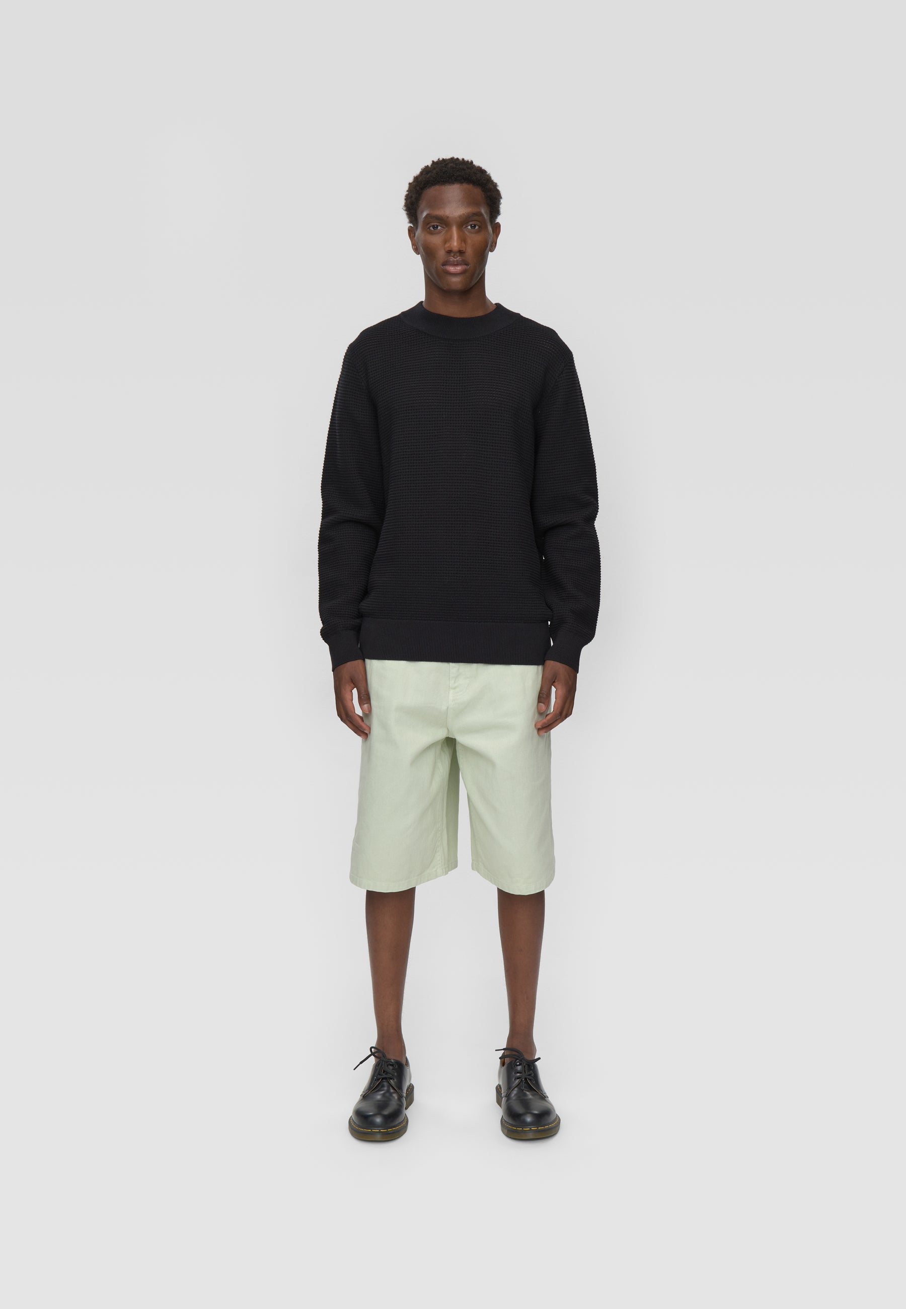 minimum male Joshua rlx ls jumper 4177 Jumper 999 Black