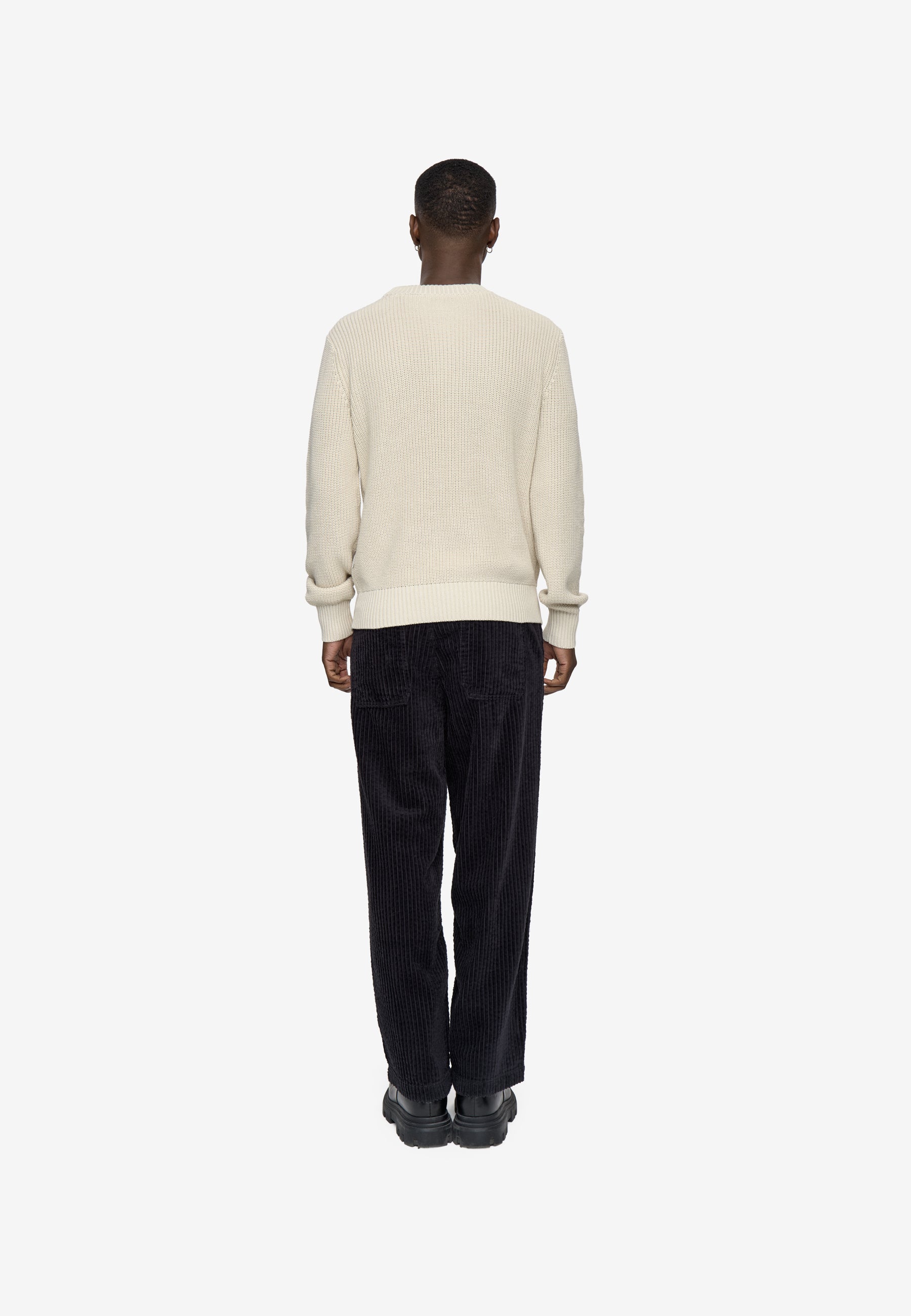 minimum male Rob basic knit sweater G006 GOTS Sweater 6305 Pelican