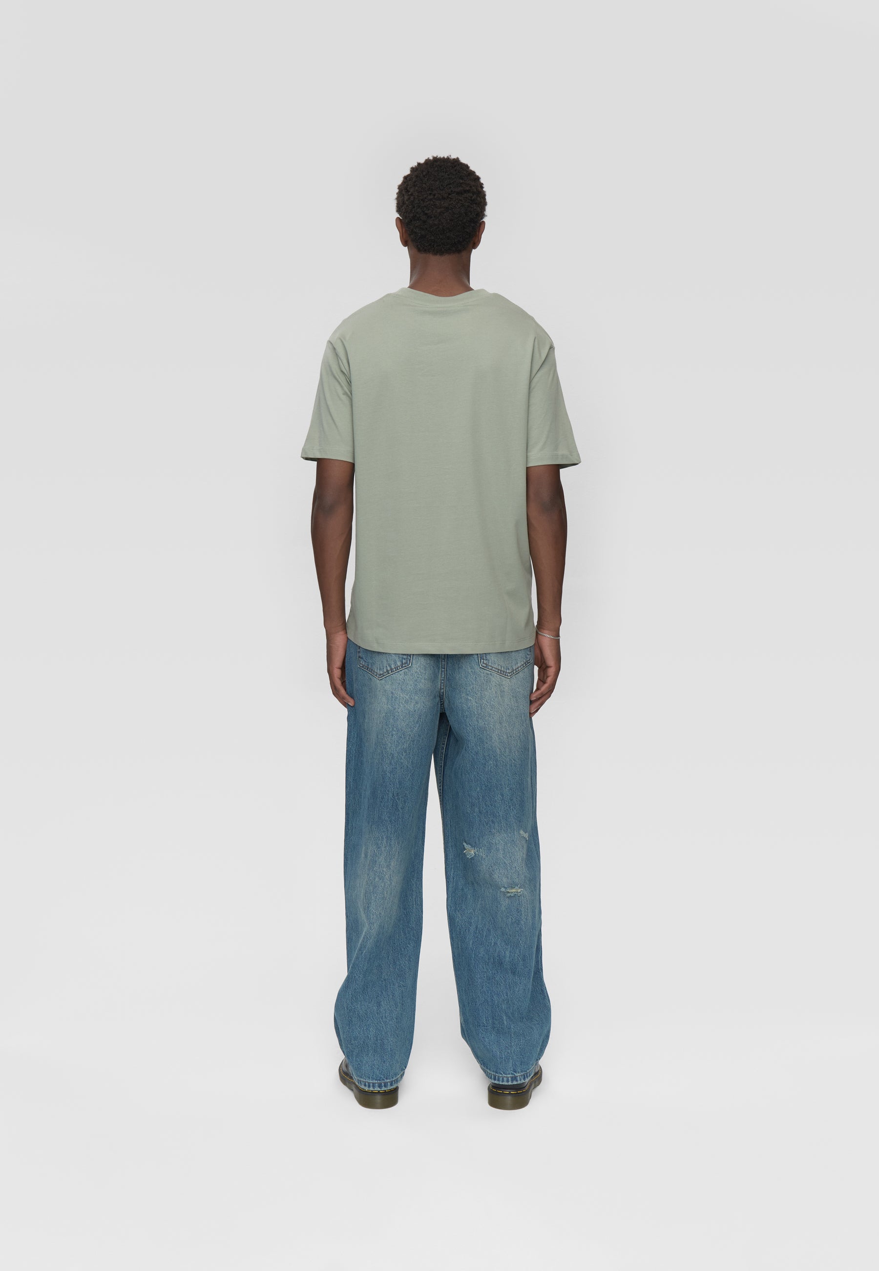 minimum male Aarhus short sleeved t-shirt G029 GOTS Short Sleeved T-shirt 5107 Chinois green