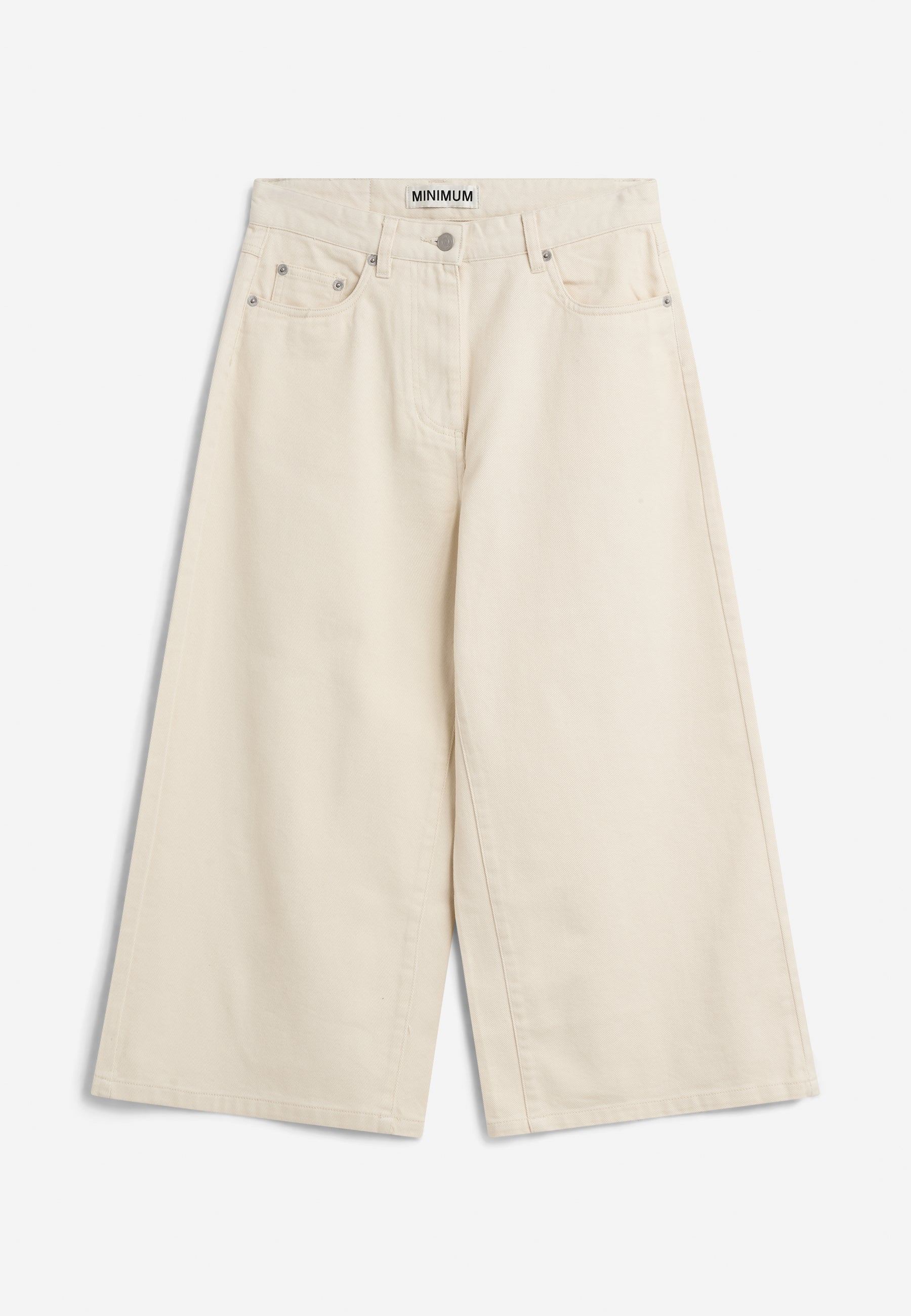 minimum female Caroline culotte jeans 4579 Jeans 0701 Whisper white