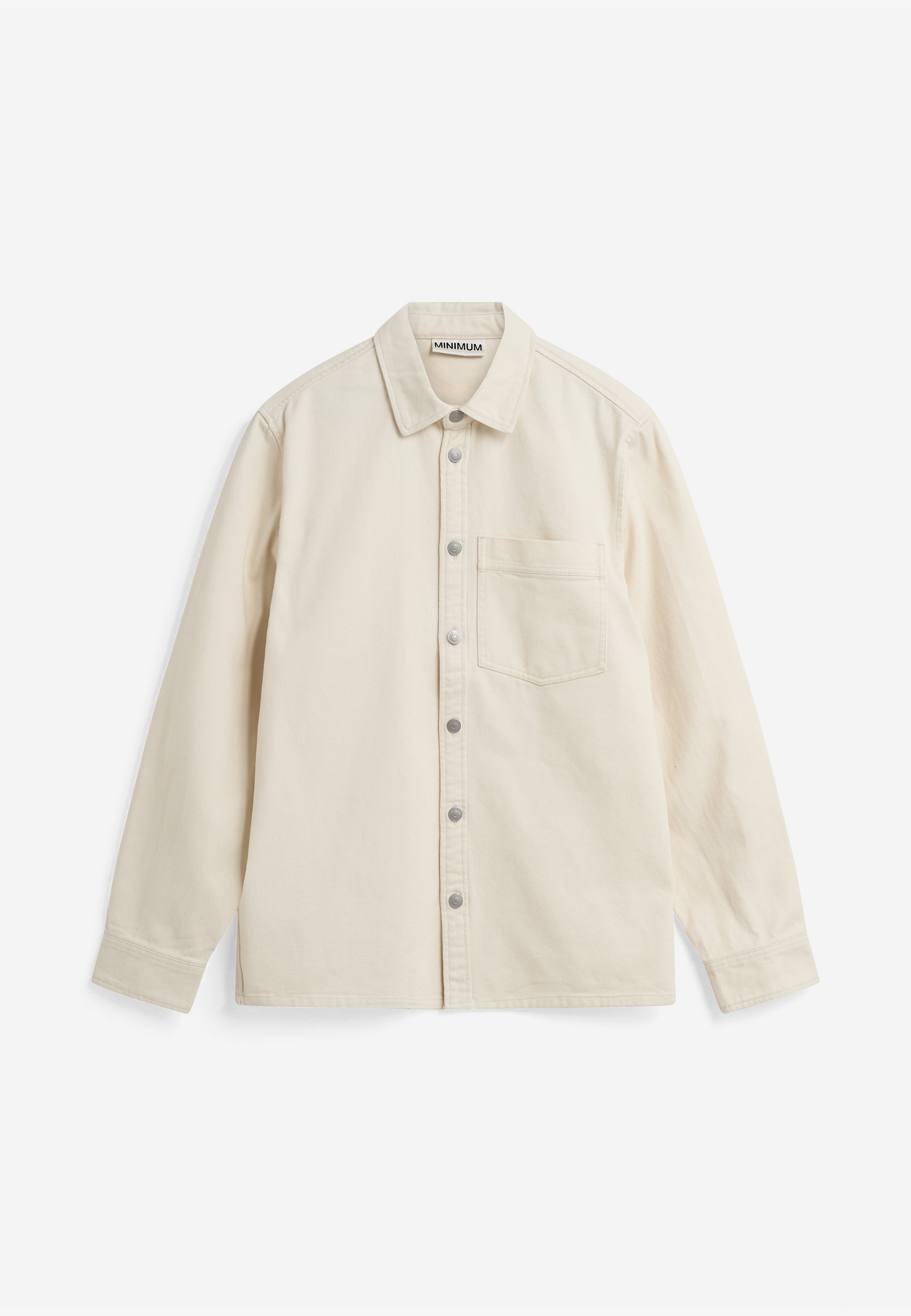 minimum male Dylan reg ls shirt 4579 Long Sleeved Shirt 0701 Whisper white