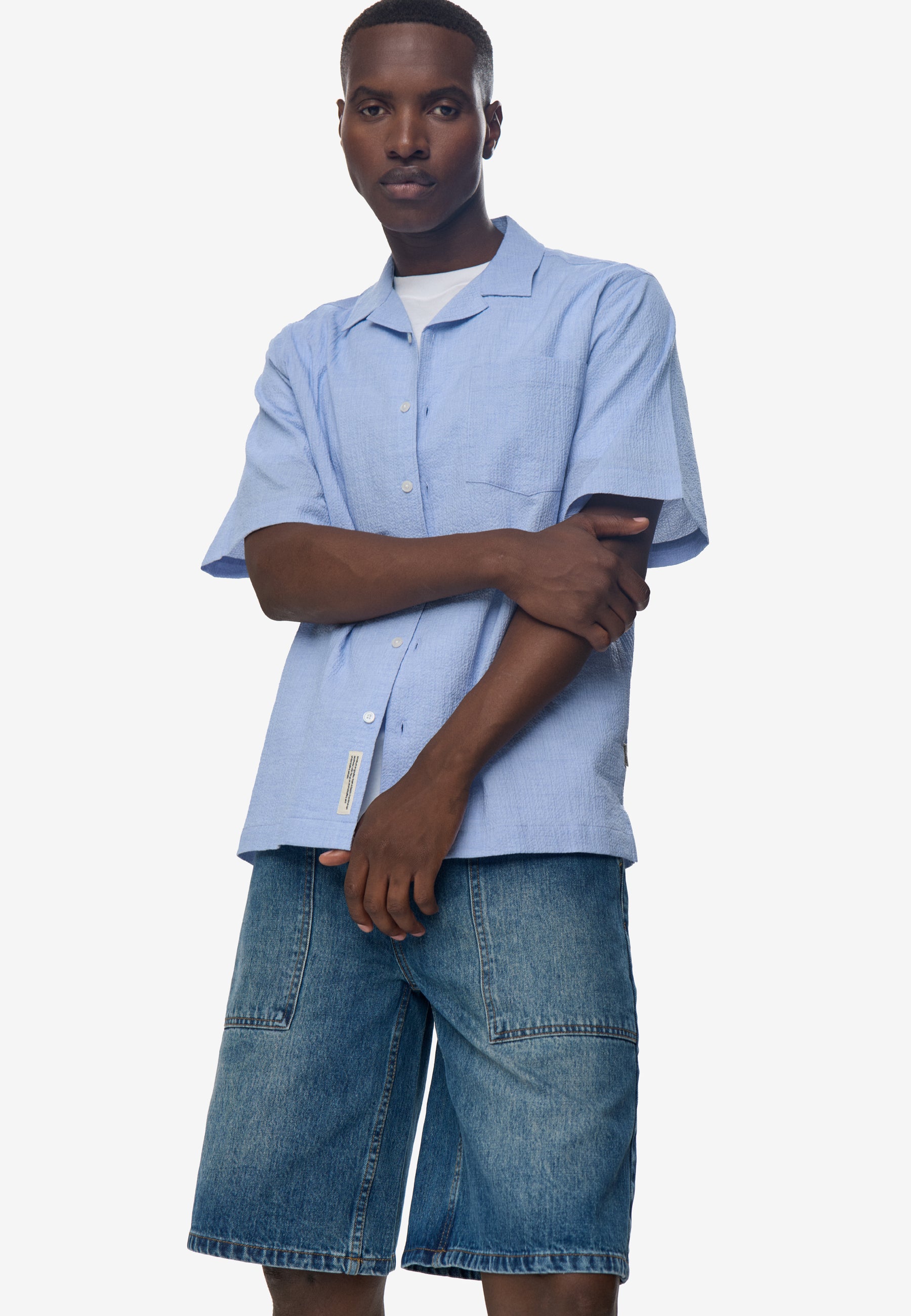 minimum male Hayden reg ss shirt 4664 Short Sleeved Shirt 4127 Heritage blue