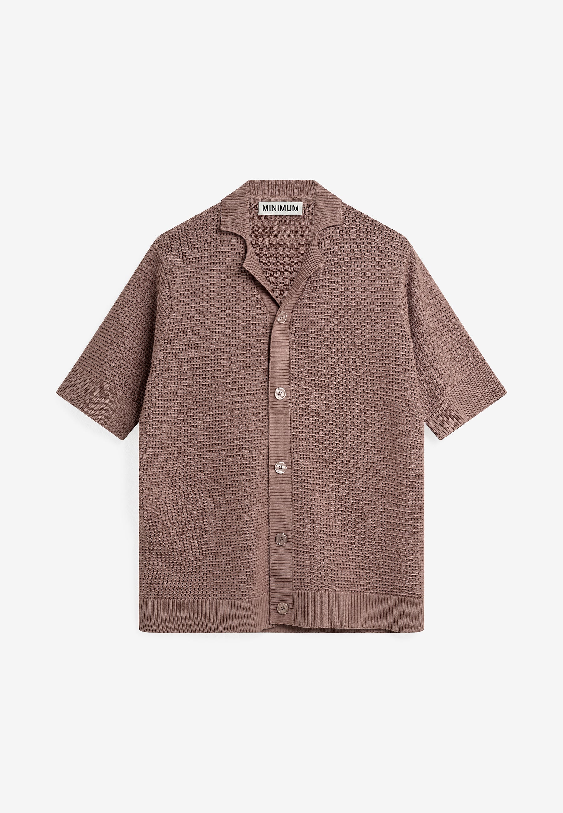 minimum male Mason crochet polo shirt 4177 Polo 1510 Antler