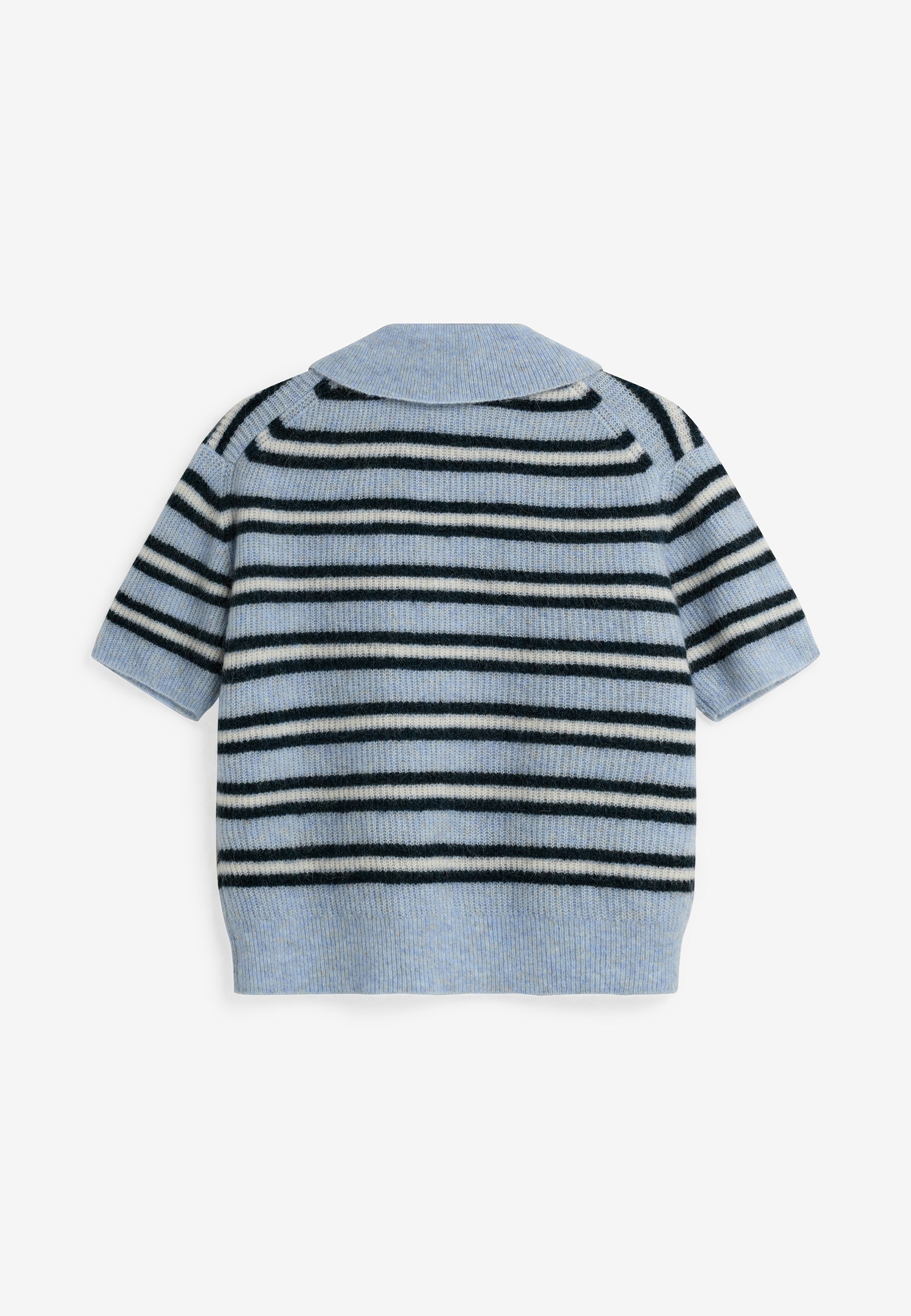 minimum female Ruth knit polo 4594 Jumper 4115 Cashmere Blue