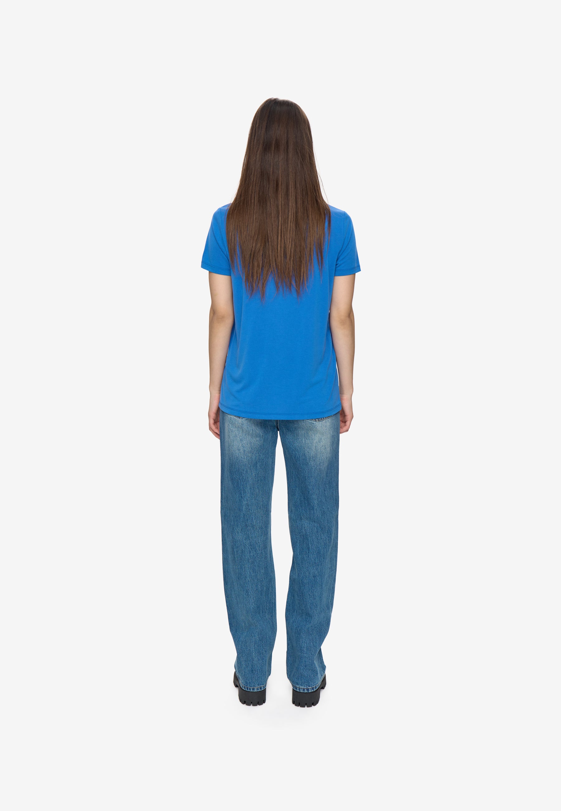 minimum female Rynah t-shirt 2.0 0281 Short Sleeved T-shirt 4148 Victoria Blue